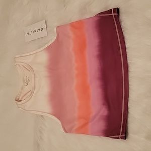 Athleta Shanti printed crop tank